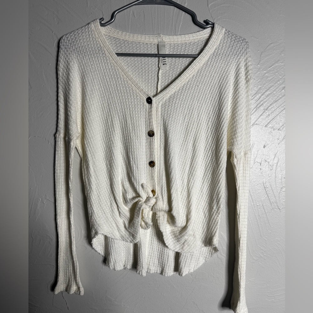 Jolie Cream Knit Sweater